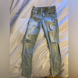 American eagle hi rise Skinny